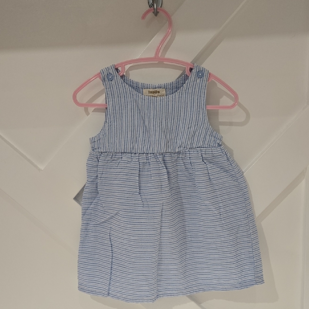 Blue Striped Kids Dress